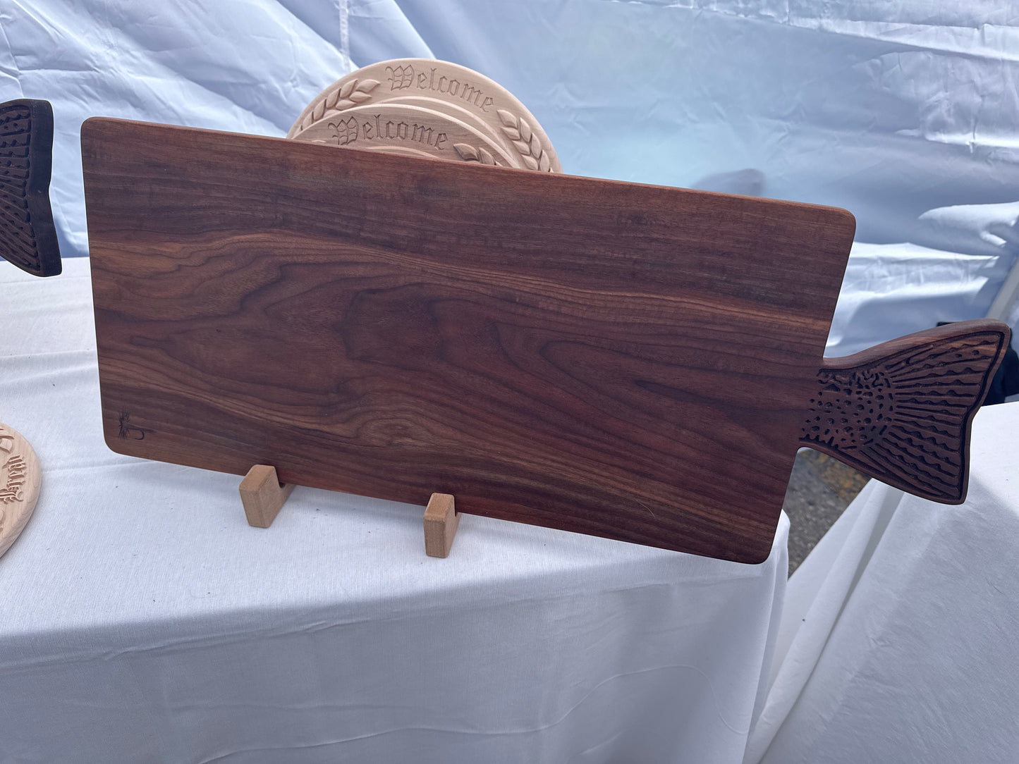 Trout tail charcuterie board XL
